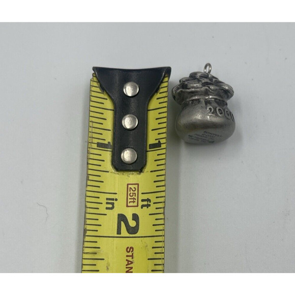 Hallmark Miniature Ornament 2000‎ Monopoly Sack of Money #1 N Advance Go Series - Picture 6 of 6